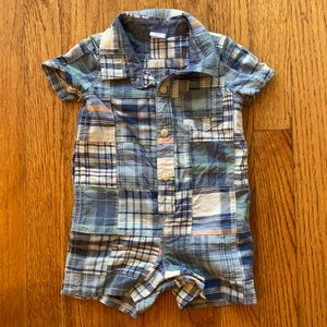 Plaid summer suit from Gap